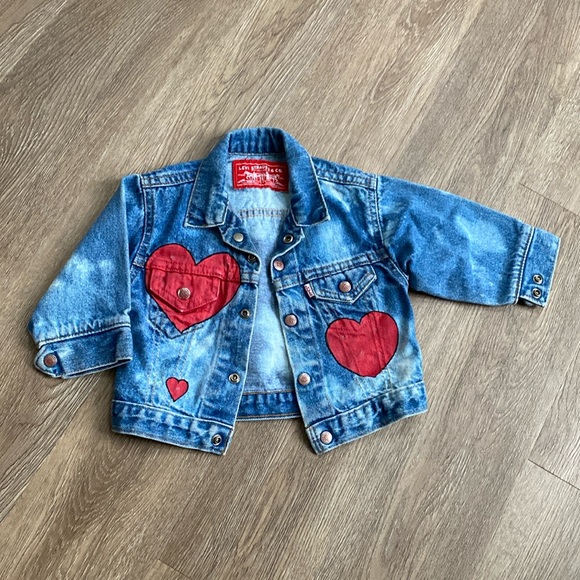 Minnie mouse Levi’s kids jeanjacket 2t